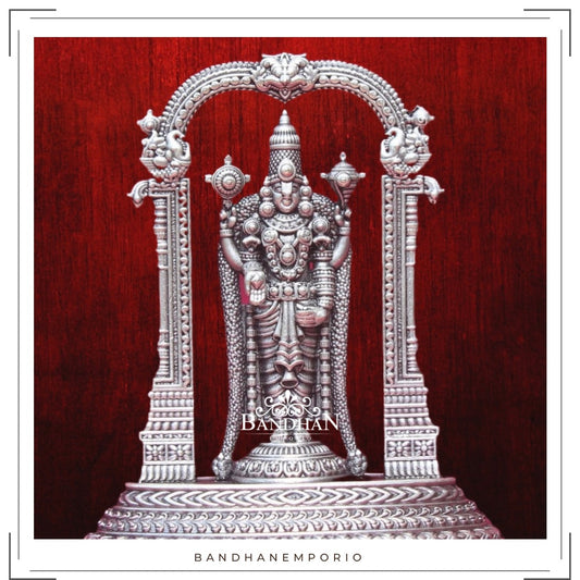 Pure 92.5 Silver Lord Balaji Idol (Please confirm price with us before purchase)