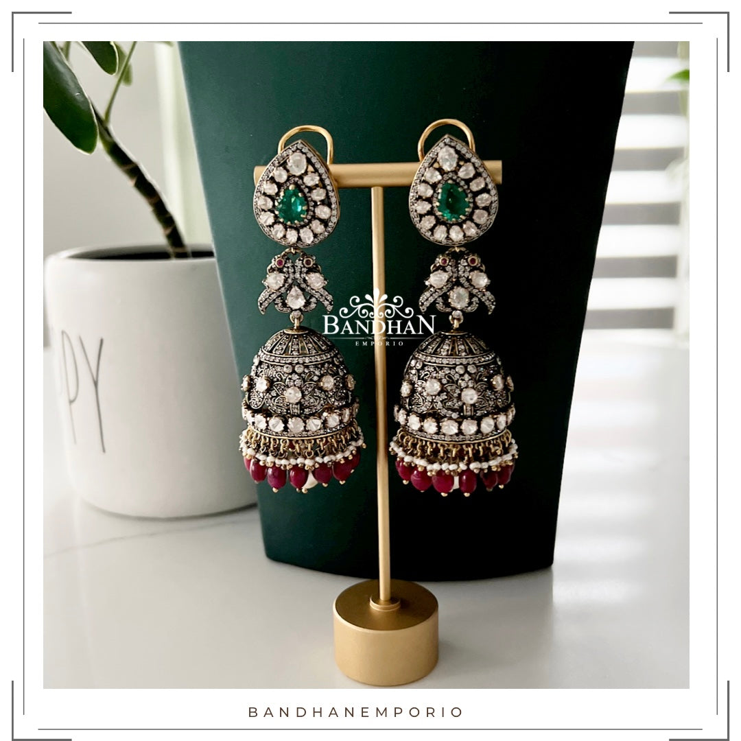 Pure 92.5 Silver Jhumkas